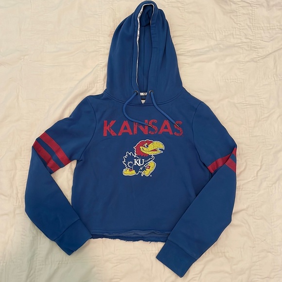 KU Sweatshirt ❤️💙 - Picture 1 of 3